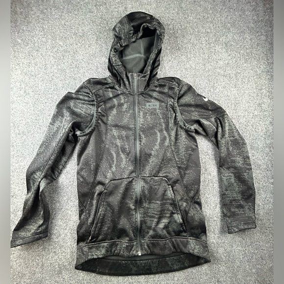 Nike Full Zip Hoodie Men’s S Jacket Lebron James Basketball Black - Picture 1 of 7